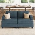 thumbnail image 5 of HONBAY 65.4" Corduroy Loveseat Sofa, Deep Seat 2-Seater Modular Sectional Couch for Small Living Room and Apartment, Blue, 5 of 7