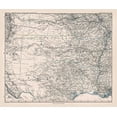 thumbnail image 2 of Perthes 17x15 Black Ornate Wood Framed with Double Matting Museum Art Print Titled - North Texas - Perthes 1872, 2 of 4