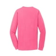 thumbnail image 6 of Port & Company Pigment Dyed Long Sleeve Tee-S (Neon Pink), 6 of 6