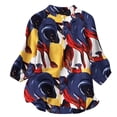 thumbnail image 2 of Mefallenssiah T-Shirt Décontracté Mode pour Femmes Manches Courtes Col en V Chandail en Molleton Blouse, 2 of 3