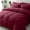 Red, variant on Cooling Comforter Queen Size, Down Alternative Duvet Insert with Corner Tabs, All Season Soft Quilted Bed Comforter, Lightweight Bedding for Women & Men, Red