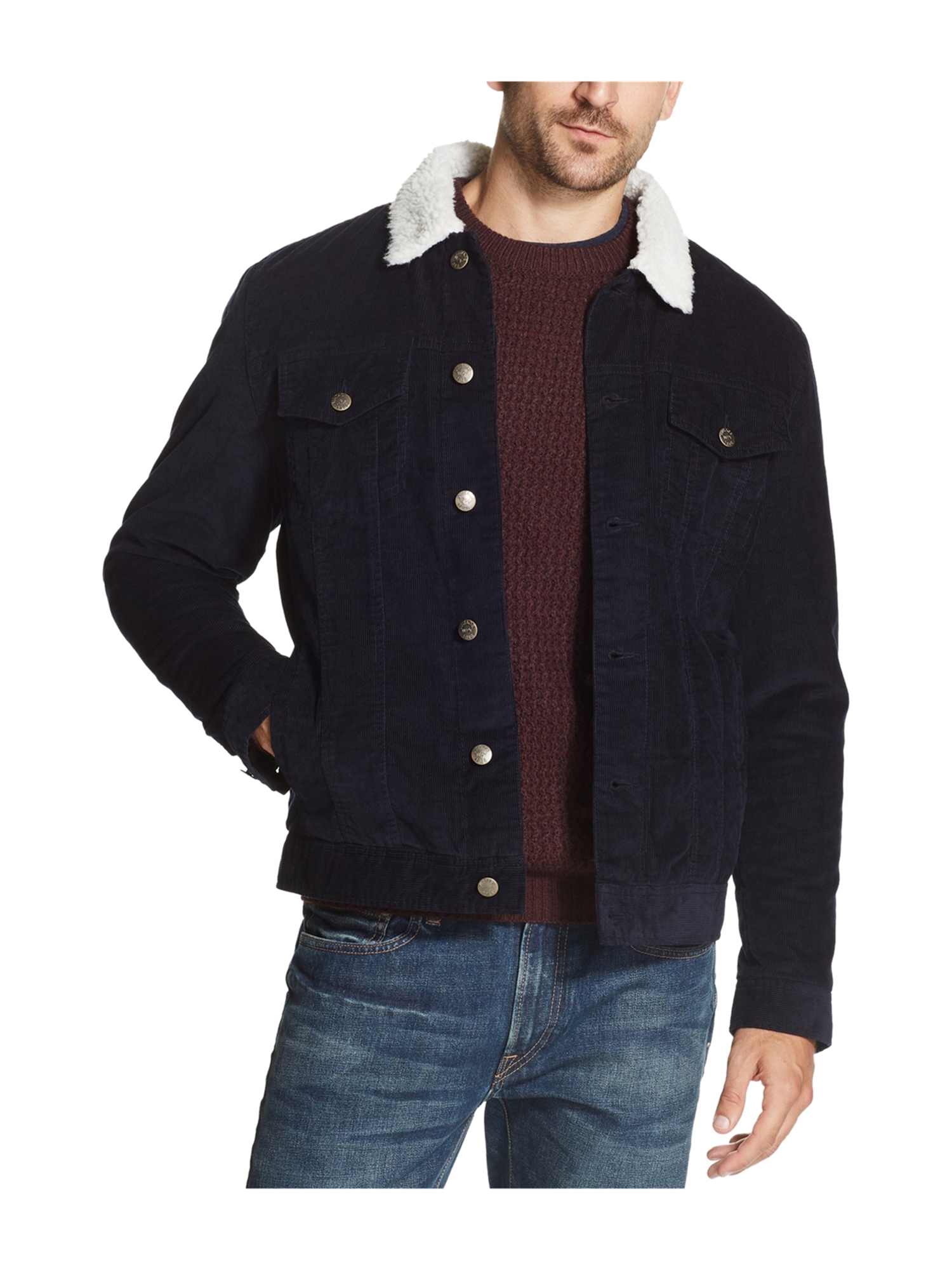Weatherproof Mens Fleece Lined Trucker 