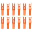 thumbnail image 1 of Uxcell Archery Arrow Nocks, Plastic Nocks Replacement Arrows Tail Accessory-Fitting For (DIY Hunting Shooting/Compound/Recurve Bow) 6.2MM/0.24" ID & 12 Pcs & Plastic & Orange, 1 of 6