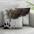 thumbnail image 3 of Qinduosi Positive Dog Saying Enjoy The Little Things Decor Decorative Pillowcase Throw Pillow Cover Inch,Motivational Quote Decoration Pillow Cover for Couch Sofa Chair,Dog Lover Gifts, 3 of 5