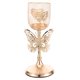 thumbnail image 1 of KAKOWELY Candelabro de hierro forjado con base decorativa para velas de té, 1 of 4