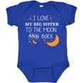 thumbnail image 3 of Inktastic I Love My Big Sister To The Moon and Back Boys or Girls Baby Bodysuit, 3 of 5