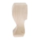thumbnail image 3 of 6 "patas de Altas para Muebles, Patas de Sin Terminar para pequeña sala, Sofá, Loveseat B-16 perfecl Pata de zócalo de sofá, 3 of 8
