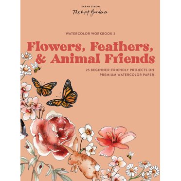 Woodland Watercolor: A Coloring Workbook (Paperback) - Walmart.com