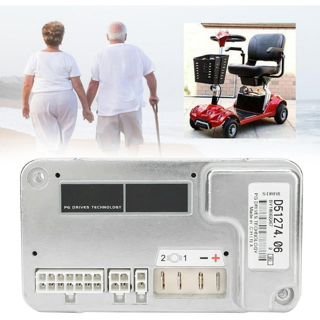 Pg Controller Mobility Scooter Controller Wheelchair Controller Scooter Accessory PG Controller For Mobility Scooter Electric Bicycle Wheelchair Controller AccessoryD51274.06 90A