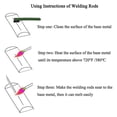 thumbnail image 4 of Aluminum Welding Rods,Flux Core Welding Wire,Metal Universal Welding Wire 1.6mma,Low Temperature Universal Welding Rod,C, 4 of 5