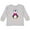 AC-Heather Grey, variant on Cute Penguin, Baby Penguin, Penguin with Scarf Boys or Girls Long Sleeve Toddler T-Shirt