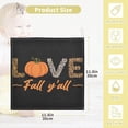 thumbnail image 2 of SKYSONIC 3 PCS Love Fall Y'all Baby Muslin Washcloths, Creative Pumpkins Love Face Towel Burp Cloths Ultra Soft Absorbent Cotton Bath Wipes Towels for Newborn Boys Girls, 2 of 7