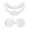 White, variant on Peggybuy 2 in 1 Silicone Face Cushion Cover Washable With Lens Protector for Meta Quest 3