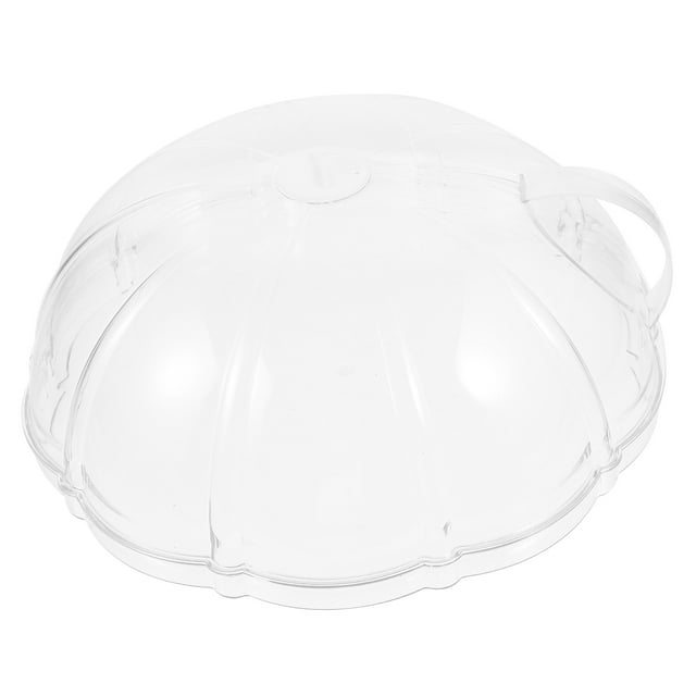 IFANLANDOR Microwave Splatter Cover Steamer Microwave Spatter Cover Food Cover Transparent 1Pack