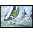 thumbnail image 1 of Carolines Treasures JMK1030MAT Course de Bateau Tapis Intérieur et Extérieur- 18 x 27 Po., 1 of 4