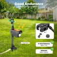 thumbnail image 4 of Repeller Scarecrow Motion Activated Solar Hydro Critter Blaster Animal Sprinkler for Gardens, Orchards, Landscaped Areas, Lawns, Vegetable Fields, And yards, 4 of 16