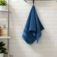 thumbnail image 5 of Eurhowing 6-Piece Bath Towel Set, Ultra Soft Absorbent Cotton Towels, Quick-Dry & Low Lint Bathroom Towels Set, Blue, 5 of 9