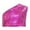a-Hot Pink4710, variant on FINALGANG Girls Kids Solid Color One Shoulder Sequin Crop Top Shiny Metallic Sleeveless Top For Party Wear Streetwear Hot Pink 14-15 Years