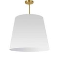 thumbnail image 2 of Dainolite  1LT Oversized Drum Pendant Large, WH Shade-Color:White/Gold, 2 of 4