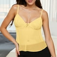 thumbnail image 2 of Top con tirantes finos y peplum para mujer - Camisola sin mangas, fluida y con espalda descubierta, 2 of 4