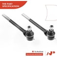 thumbnail image 6 of A-Premium 6Pcs Inner Outer Tie Rod End Compatible with Chevrolet S10 1996-2003 Blazer 1996-2005 GMC Jimmy 1996-2002 Sonoma 1996-2003 RWD, 6 of 8