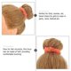 thumbnail image 3 of 2pcs Ponytail Holder Fluffy Hair Rings Faux Fur Hair Rope Elastic Hair Holder, 3 of 4
