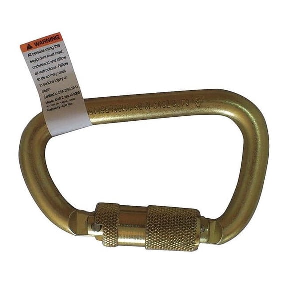 Condor Carabiner,Steel,4-1/16 In. L,Auto-Lock 16V856