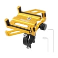 thumbnail image 4 of Colaxi Bike Phone Mount Handlebar Phone Holder for Sports Riding Road Bikes Gold, 4 of 8