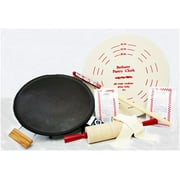 8 Piece Lefse Starter Kit, Non-stick Grill