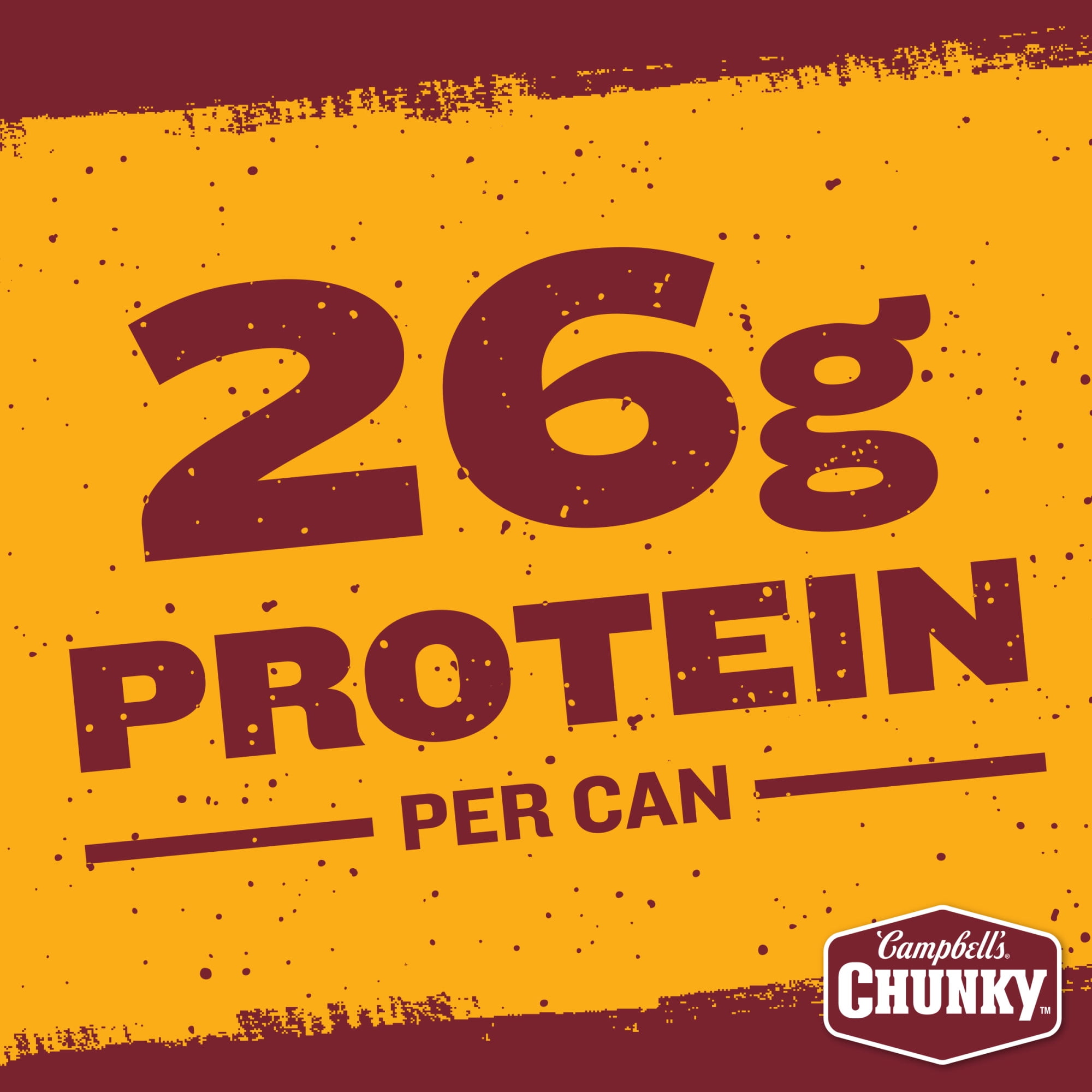 (6 pack) Campbell’s Chunky Chili with Beans, 16.5 oz Can