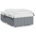 thumbnail image 3 of Bowery Hill Contemporary King Without Headboard Bed Frame in Light Gray, 3 of 5