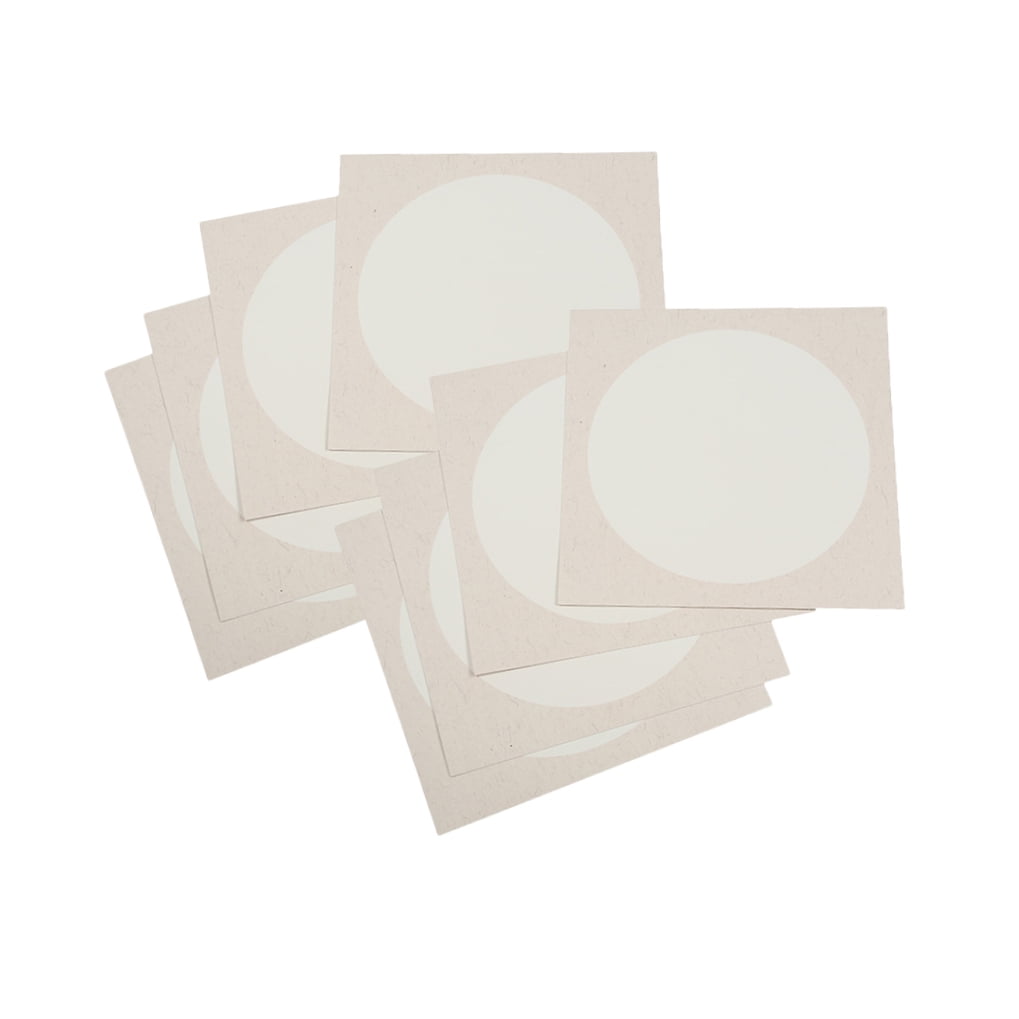 Raindrops 10 Sheets White Chinese Painting Fan Paper for Handmade Drawing and Craft Projects
