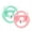 Color:Shallow powder, variant on 2 Pcs/pair Left Right Steering Wheel Controller Handle Grip Holder Bracket for Switch Joy Con Controllers