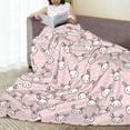 thumbnail image 6 of Sikiie Cute Rabbit Ultra-Soft Micro flannel Blanket Luxury All Seasons Warm Blanket for Bedding Sofa and Travel (4 sizes)-60"x50", 6 of 7