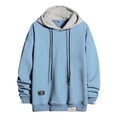 thumbnail image 4 of SRZYMJ Men's Zip-Up Hoodie Men's Casual Plus Size Pullover Hoodie with Front Pockets for Travel and Outdoor Activities in Cool, 4 of 4