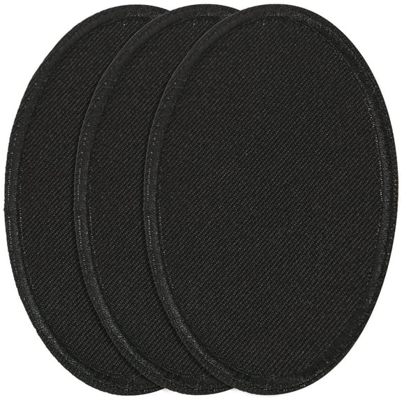 Oval Embroidery Patch Outerwear Repair Hats Decor Self-adhesive Patches Hole Applique