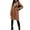 Khaki, variant on comerut Casual Women Autumn Winter Pocket Lapel Overcoat Button Warm Long Coat Jacket