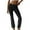 Black, variant on CFLVAEK Women's Yoga Pants Casual High Waisted Cinch Bottom Leggings Solid Color Running Workout Pant Comfy Home Trousers Black XXL