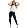 thumbnail image 1 of Kan Can Women's High Rise Skinny Jeans 9 Black KC6009BK, 1 of 4