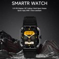 thumbnail image 2 of Reloj inteligente Pantalla grande de 1.91 pulgadas Pantalla muy clara Monitoreo integral de la salud Modo deportivo multifunción Reloj IP67 resistente al agua para hombres y mujeres Monitor de presión, 2 of 8