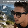 thumbnail image 2 of AI Smart Glasses with Camera,8MP Camera Glasses,1080P Anti-Shake Video Recording, Real Time Translation,AI Voice Assistant,Object Recognition,Bluetooth Sunglasses for Men，Women, 2 of 8