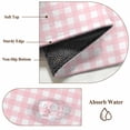thumbnail image 6 of 5'x8' Area Rugs, Pink Buffalo Plaid Indoor Outdoor Area Rug for Living Room Bedroom, Farmhouse Pink White Checkered Washable Bathroom Rugs Kitchen Floor Carpet Mats Home Decor Aesthetic, 6 of 8