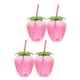 thumbnail image 4 of WORGEOUS 4 sets Botella de agua de fresa Botella bebida Party Party Cup Bottle Bottle, 4 of 8