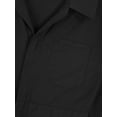thumbnail image 6 of Fldy Kids Boys' Dance Coveralls Long Sleeves Zipper Jumpsuit Overalls One Piece Suit Street Dance Black 16, 6 of 7