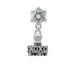 thumbnail image 1 of XOXO Stamp - Star of David with Clear Crystal Charm Bead, 1 of 1