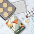 thumbnail image 5 of Yayeee Pot Holders Kitchen Heat Resistant with Pocket 7"x9.8" Cotton Oven Cooking Hot Pads, Mid Century Orange Juice, 5 of 7