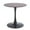 Walnut+Black, variant on GZXS 31.5" Round MDF Dining Table with Metal Legs, Easy-to-Clean Surface, Mid-Century Style Table for Compact Dining Areas (White)