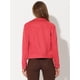 thumbnail image 4 of Chaqueta de gamuza sintética Allegra K con botones a presión Rojo S, 4 of 5