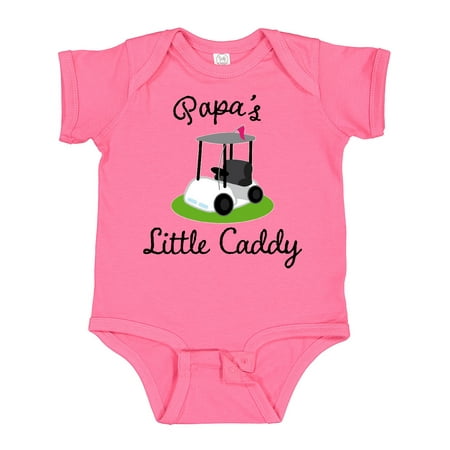 

Inktastic Papa Little Golf Caddy Gift Baby Boy or Baby Girl Bodysuit