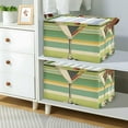 thumbnail image 2 of Yayeee Foldable Storage Basket for Shelves with Handles Set of 2 Waterproof Cloth Bins, Colorful Martini, 2 of 7